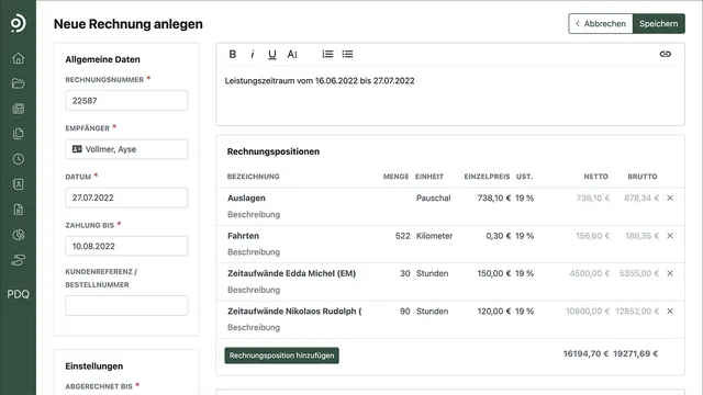 Jetzt wird abgerechnet – automatisch!